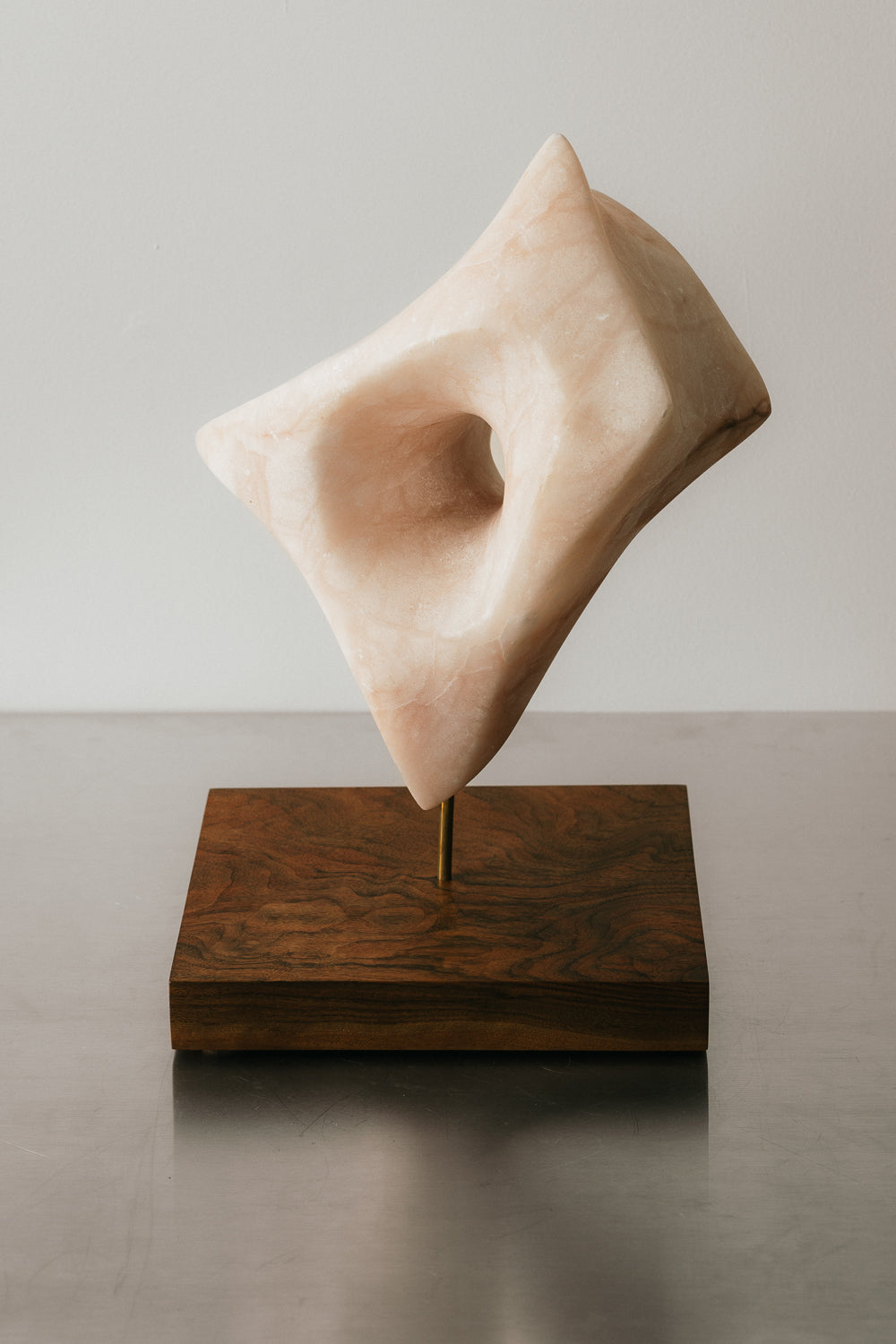 Pink Stone Sculpture