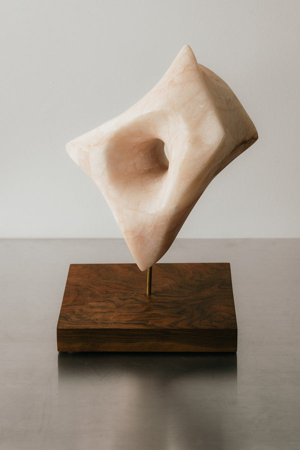 Pink Stone Sculpture