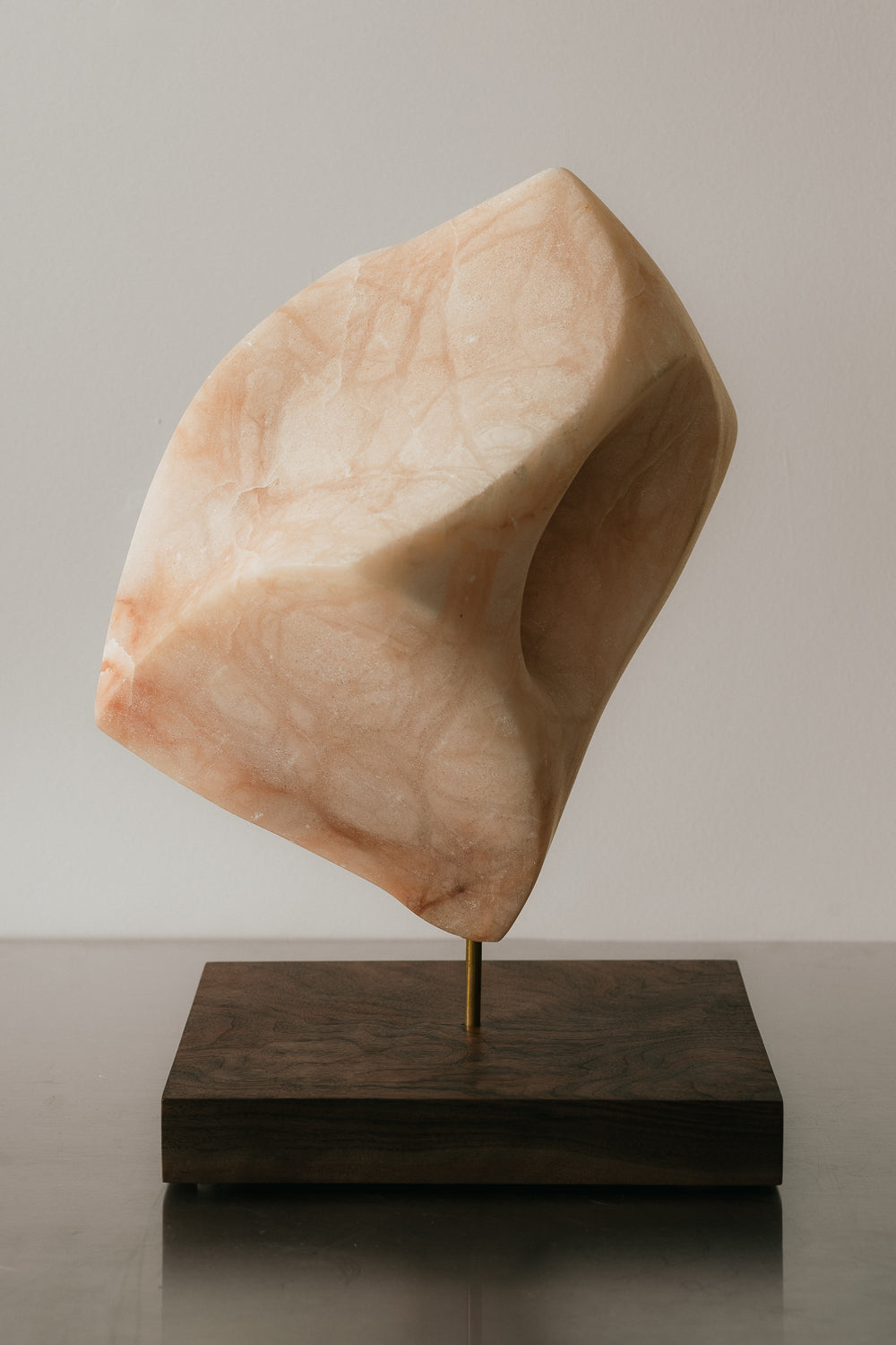 Pink Stone Sculpture