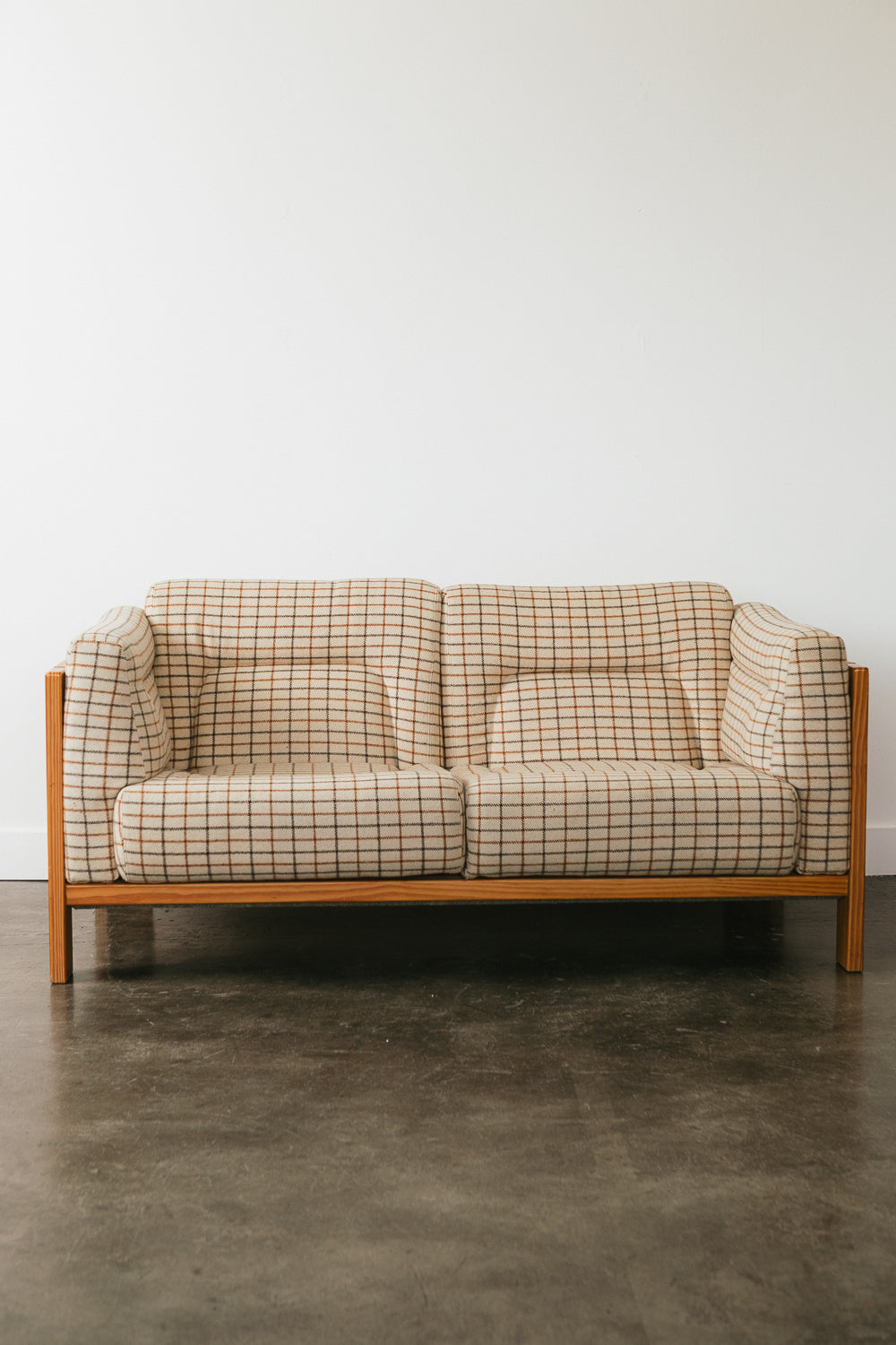 Plaid Loveseat