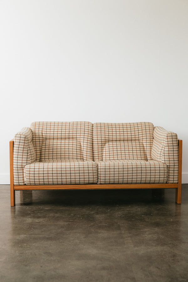 Plaid Loveseat