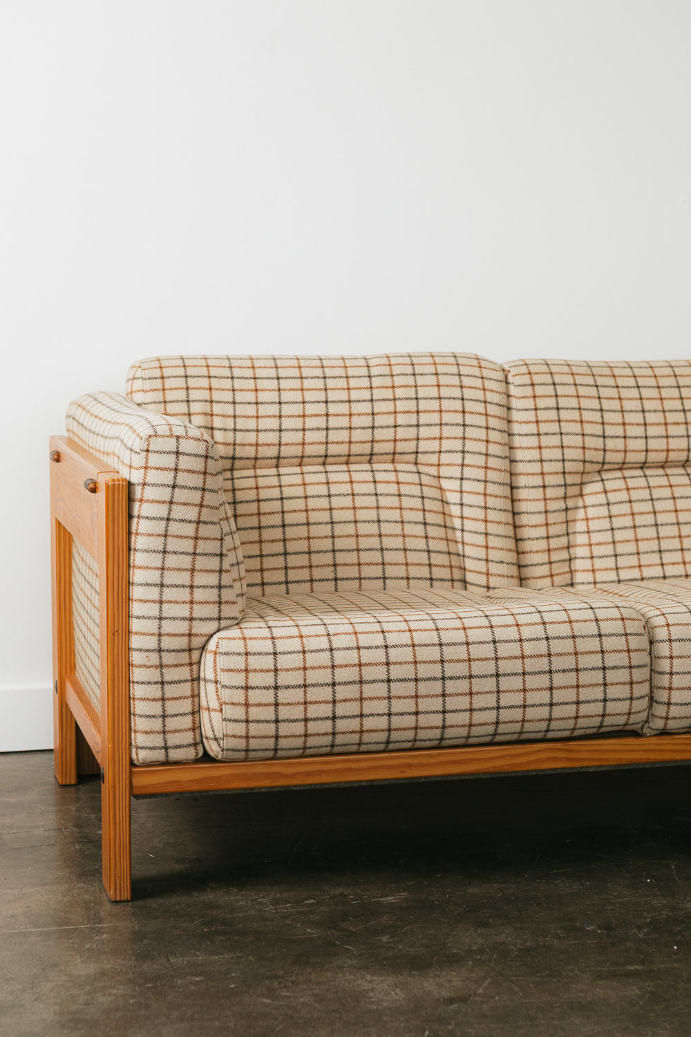 Plaid Loveseat