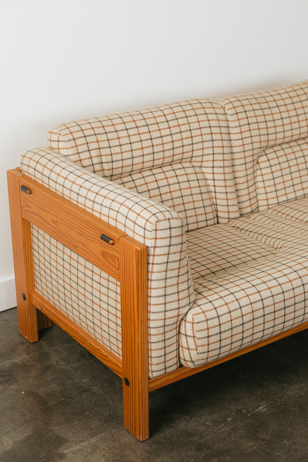 Plaid Loveseat