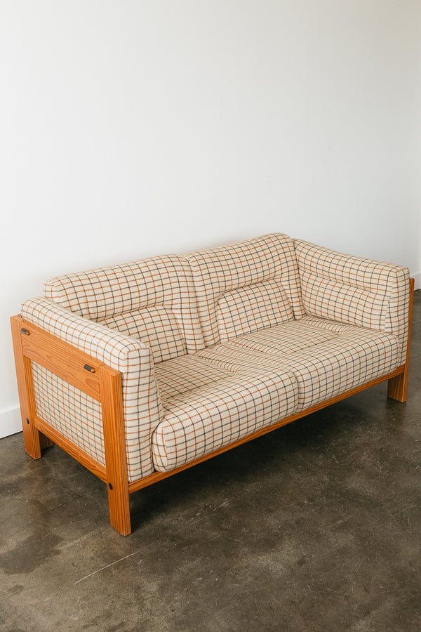 Plaid Loveseat