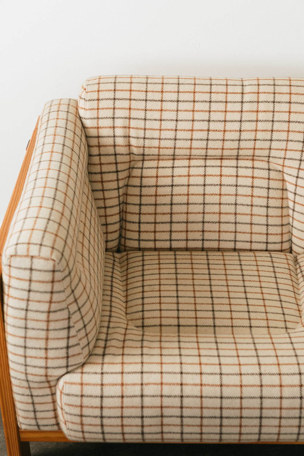 Plaid Loveseat