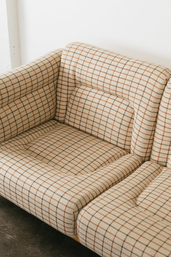 Plaid Loveseat
