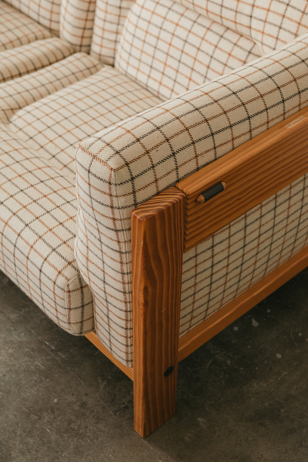 Plaid Loveseat