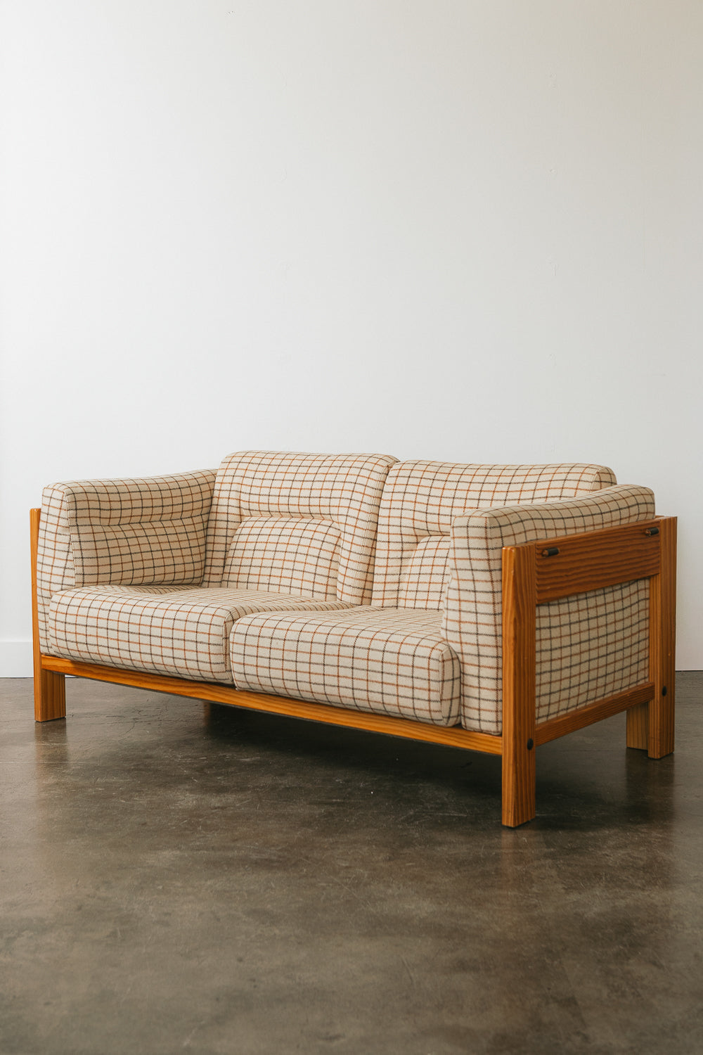 Plaid Loveseat