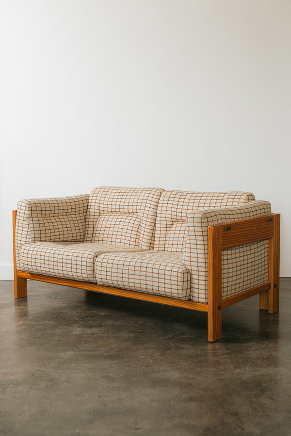 Plaid Loveseat