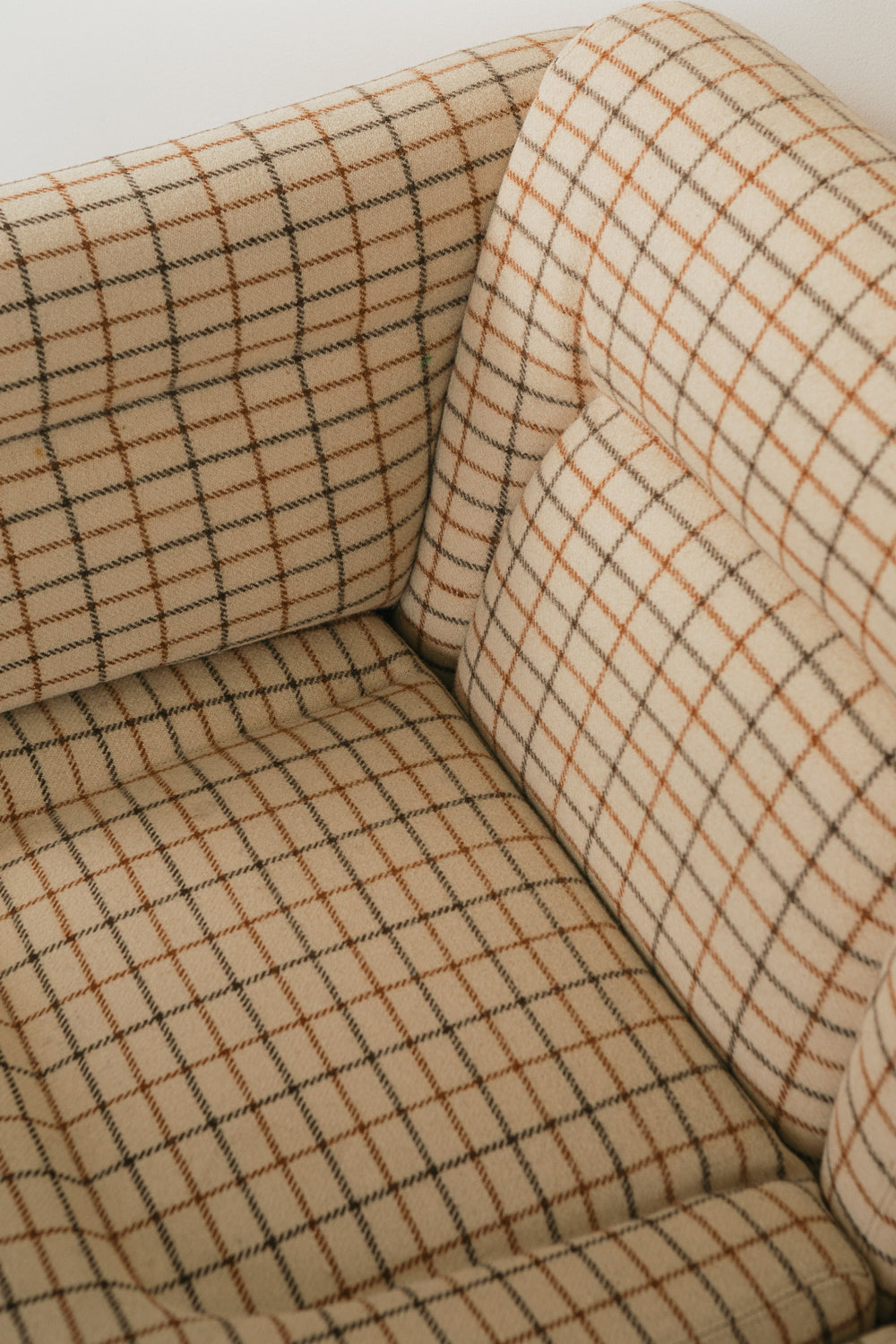 Plaid Loveseat