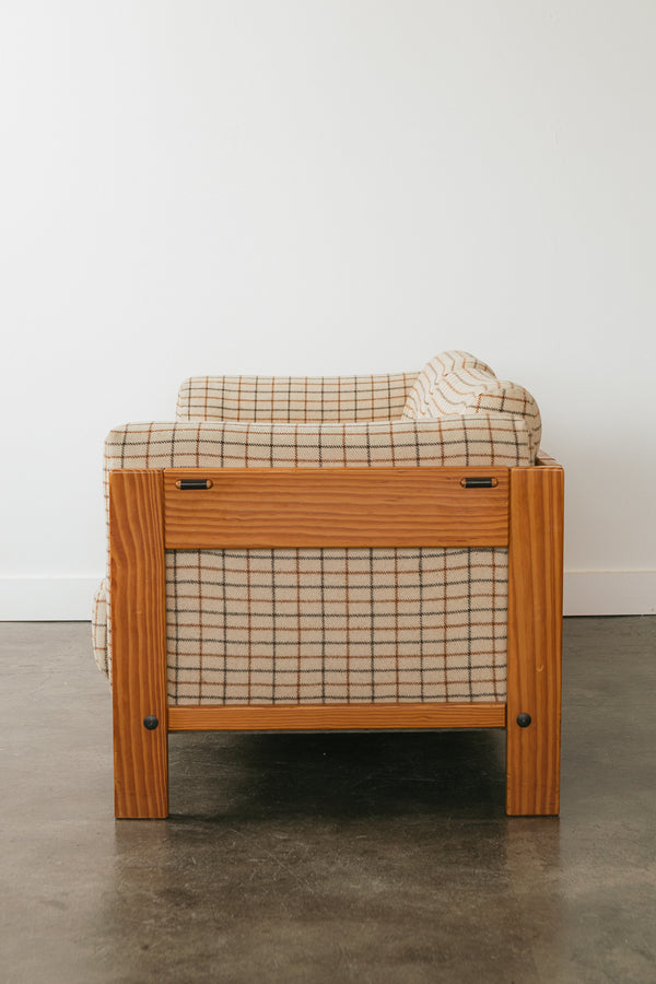 Plaid Loveseat