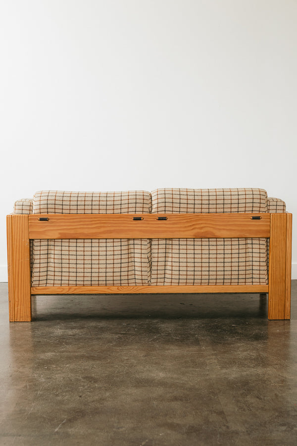Plaid Loveseat