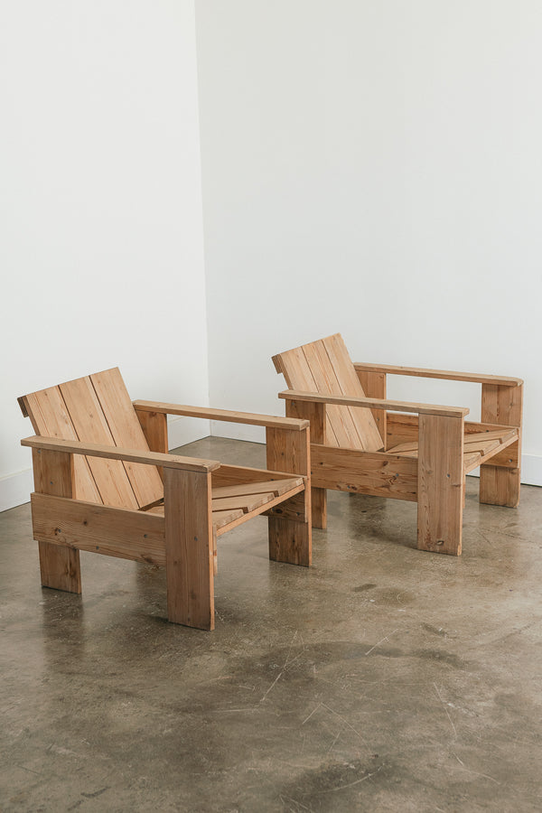 Gerrit Rietveld Crate Chair