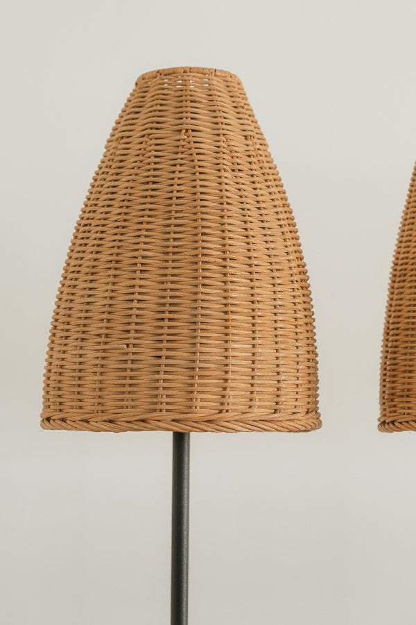 Wicker Table Lamp