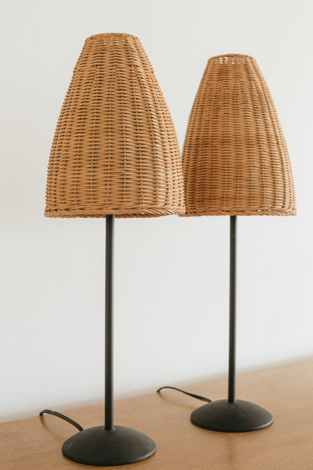 Wicker Table Lamp