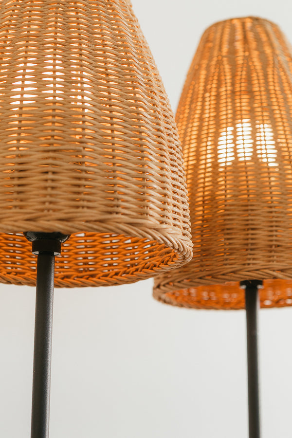Wicker Table Lamp