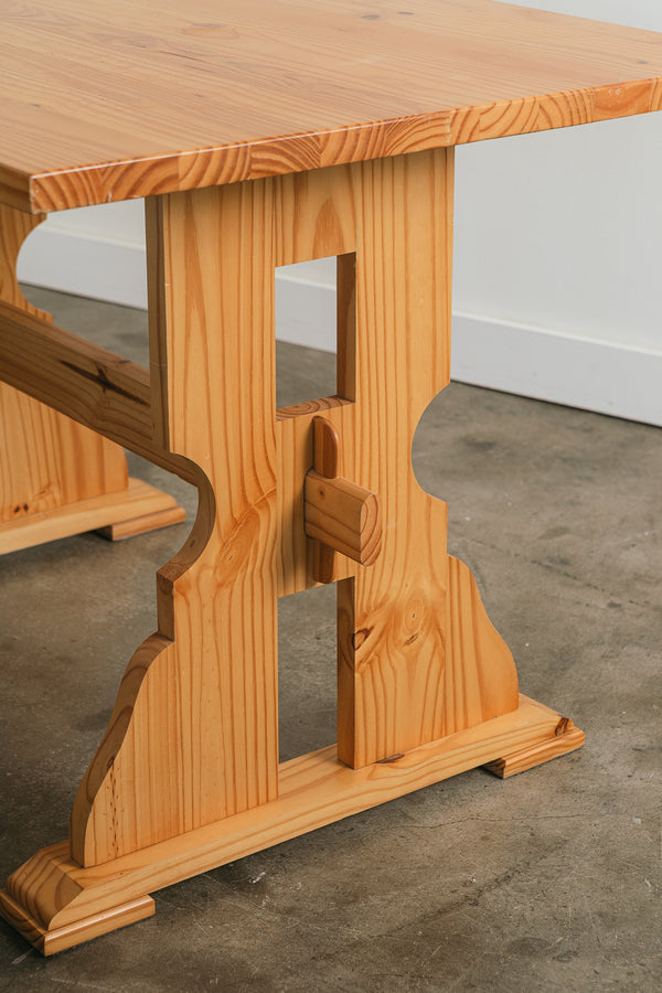 Folk Trestle Table