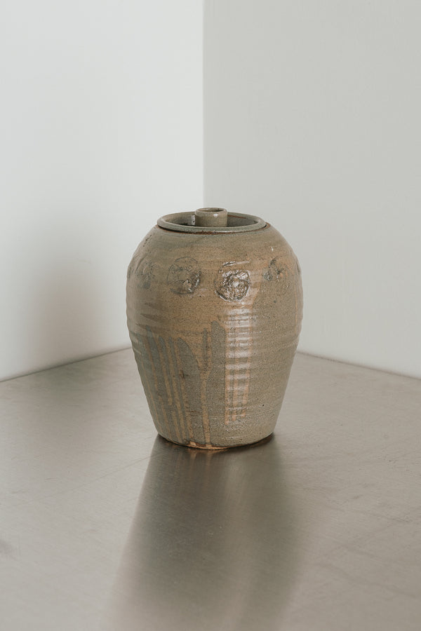 Glossy Gray Canister