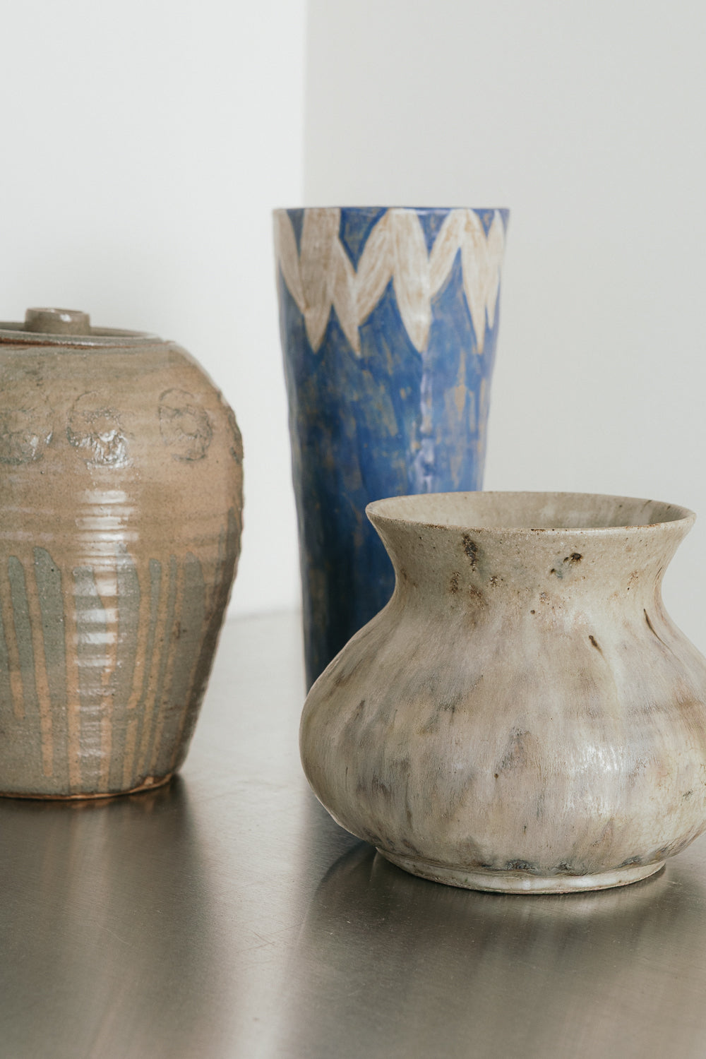 Gray Vintage Vase