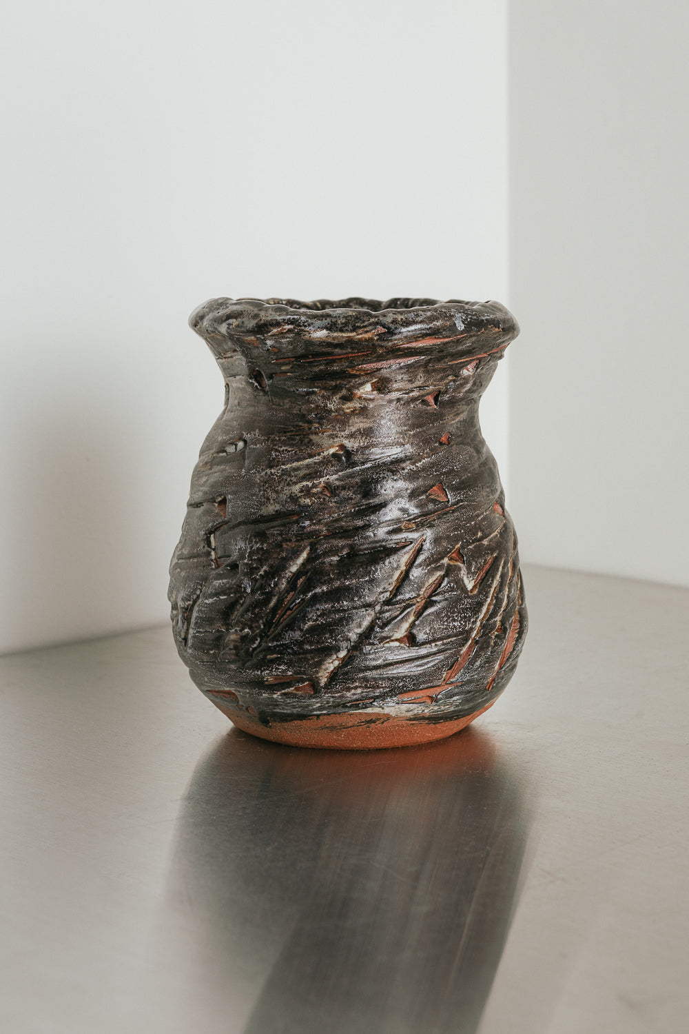 Chunky Terracotta Vase