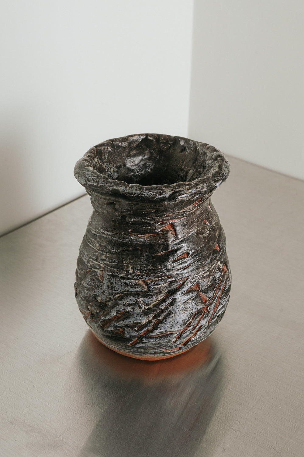 Chunky Terracotta Vase
