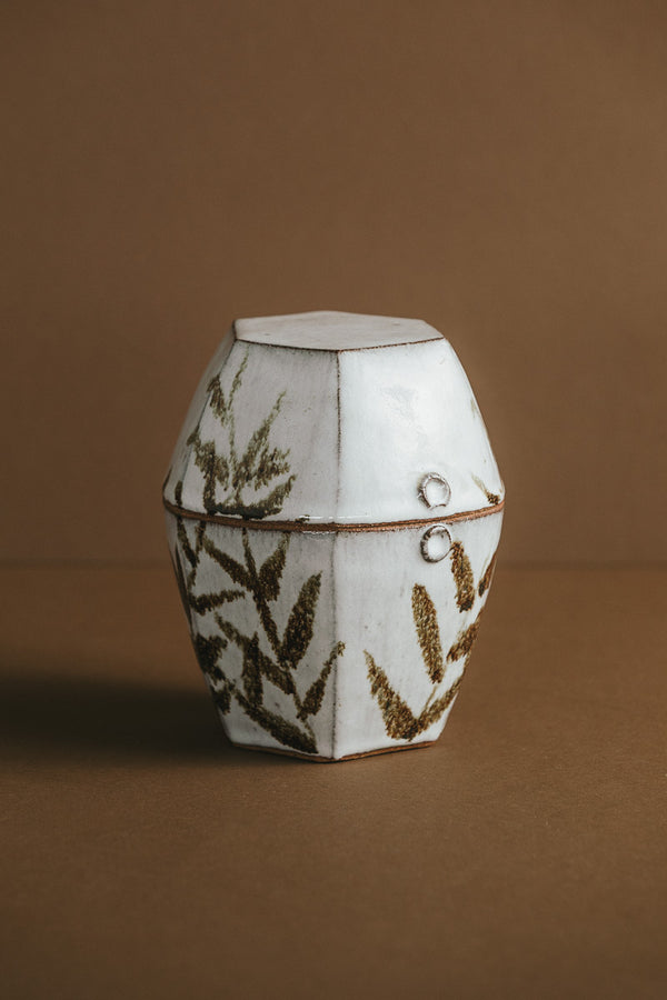 Bamboo Motif Canister
