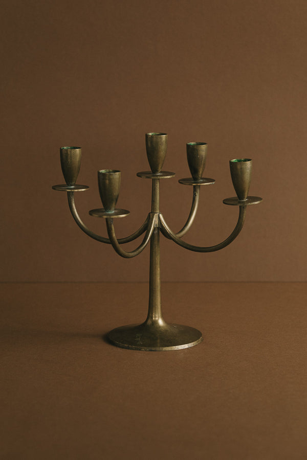 Brass Candelabra Pair