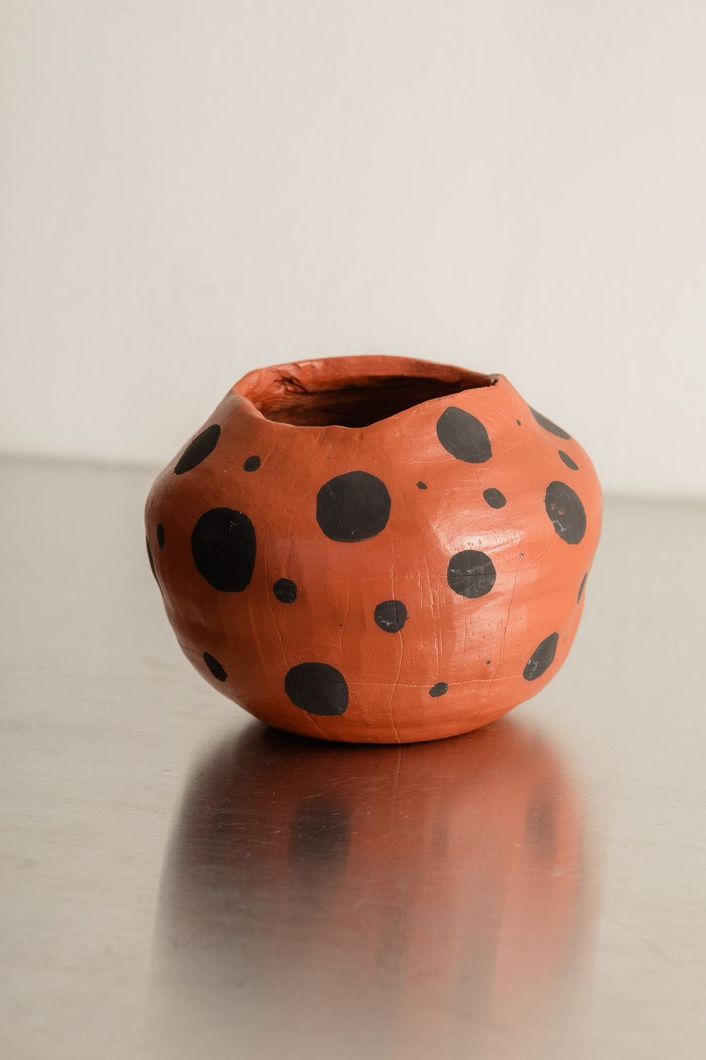 Spotted Terracotta Pot