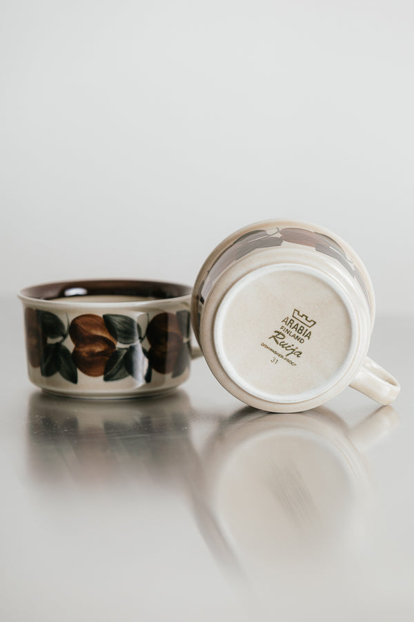Arabia Finland Ruija Coffee Cups