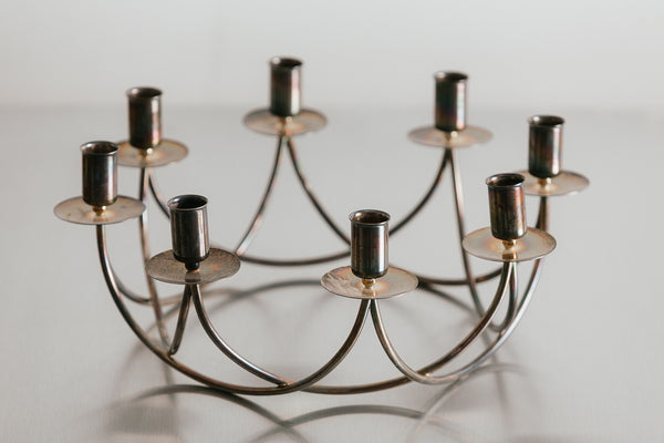 Plated Brass Candleabra
