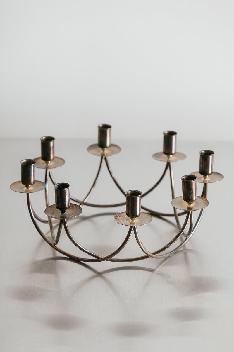 Plated Brass Candleabra