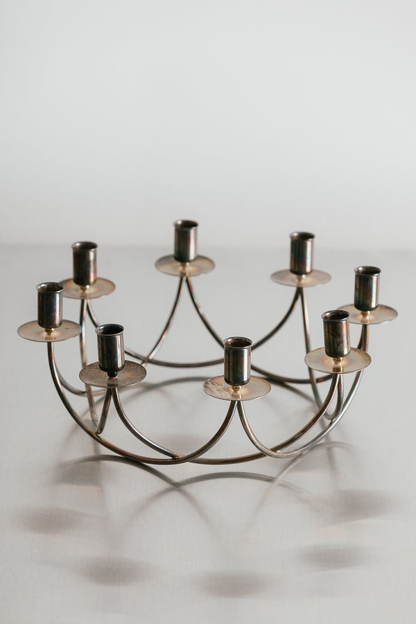 Plated Brass Candleabra