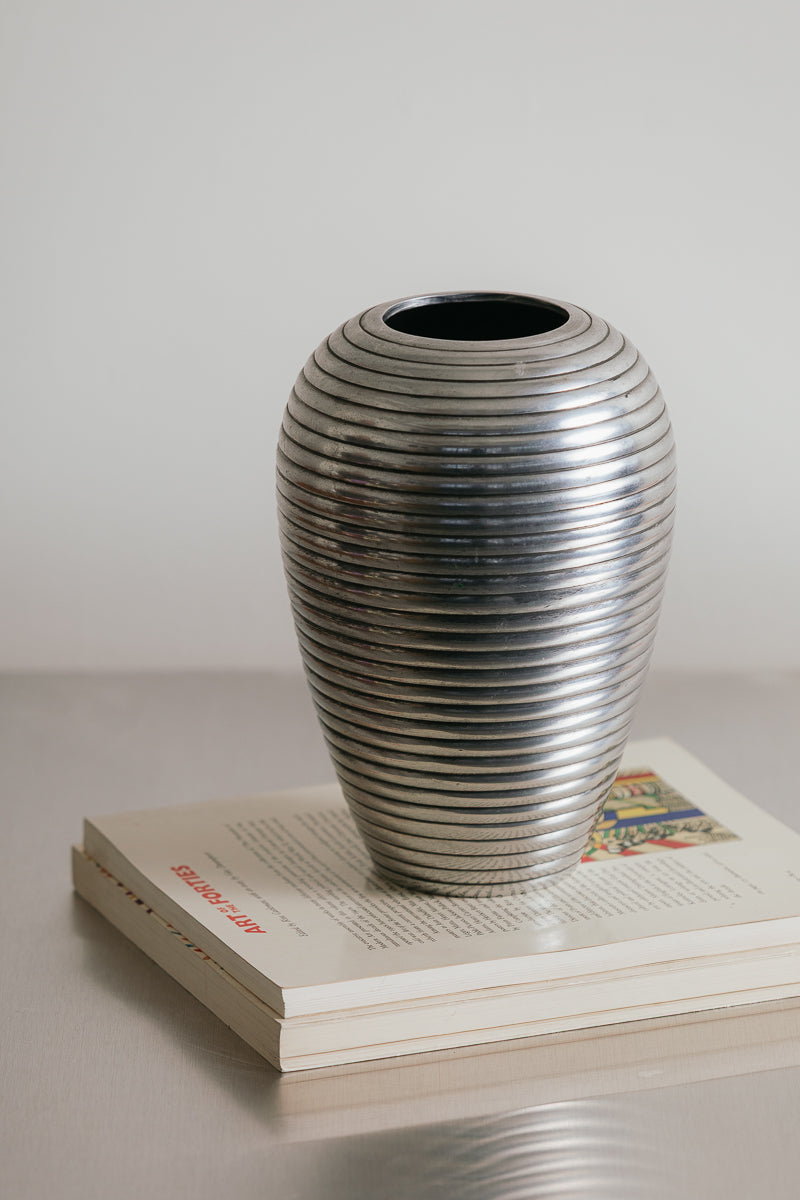Vintage Steel Vase