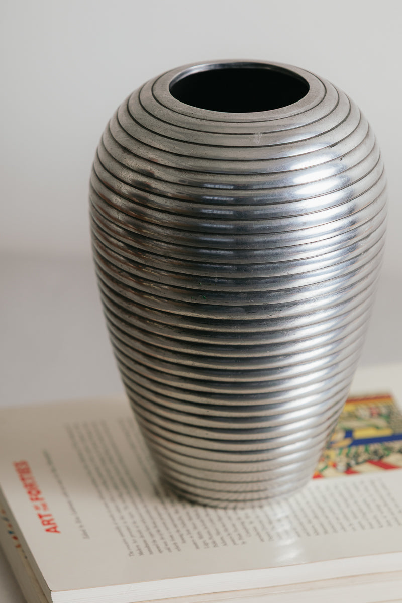 Vintage Steel Vase