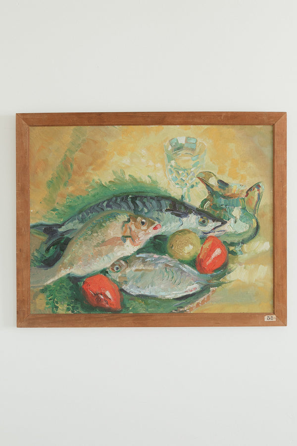 Three Fishes Still Life