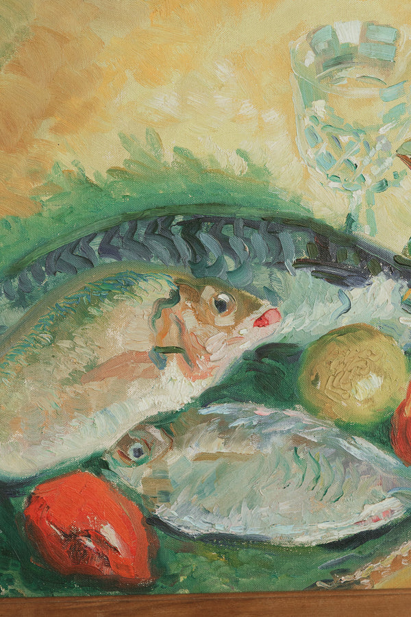 Three Fishes Still Life