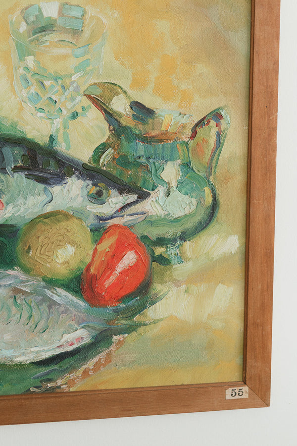 Three Fishes Still Life