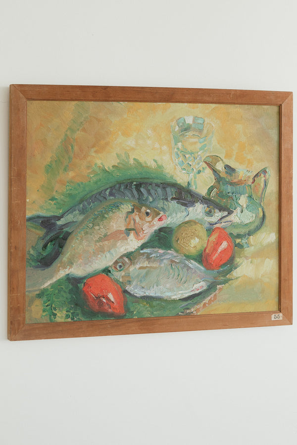 Three Fishes Still Life