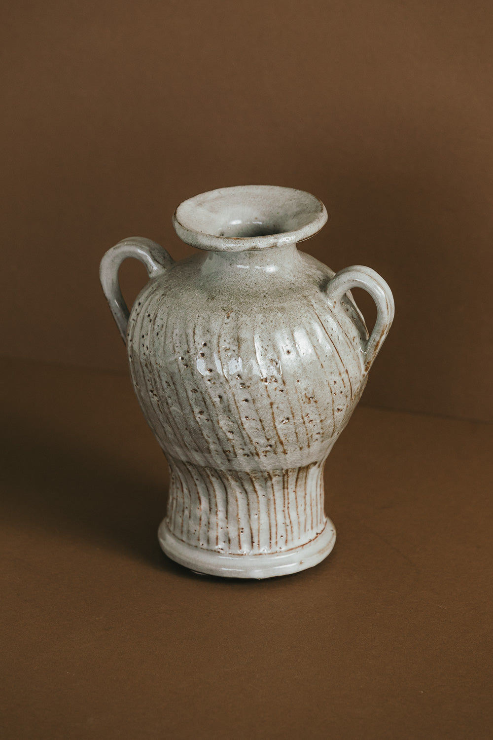 Glossy Gray Amphora