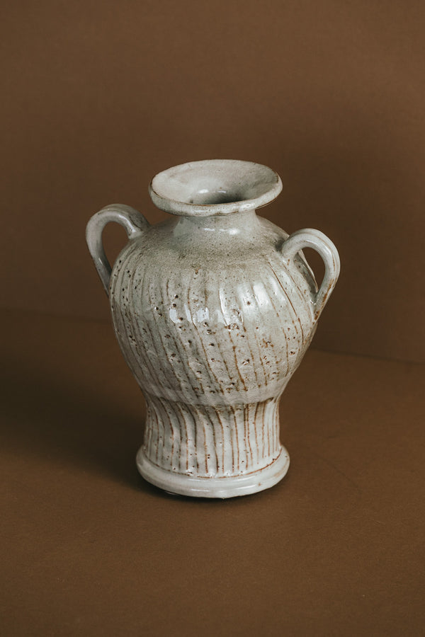 Glossy Gray Amphora