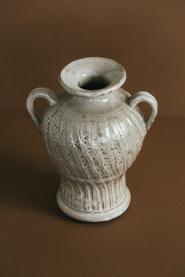 Glossy Gray Amphora