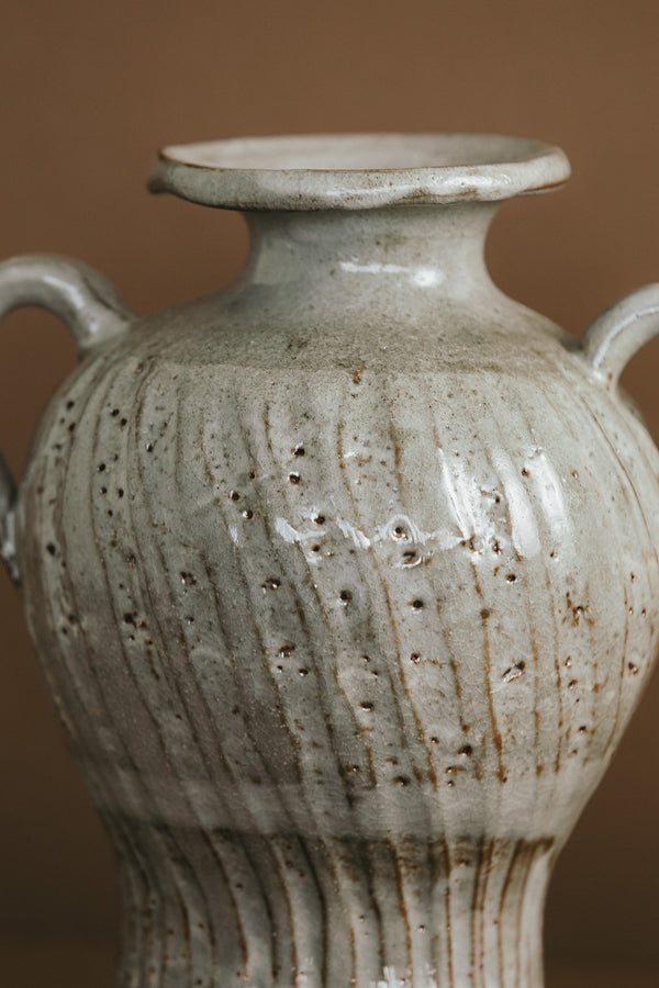 Glossy Gray Amphora