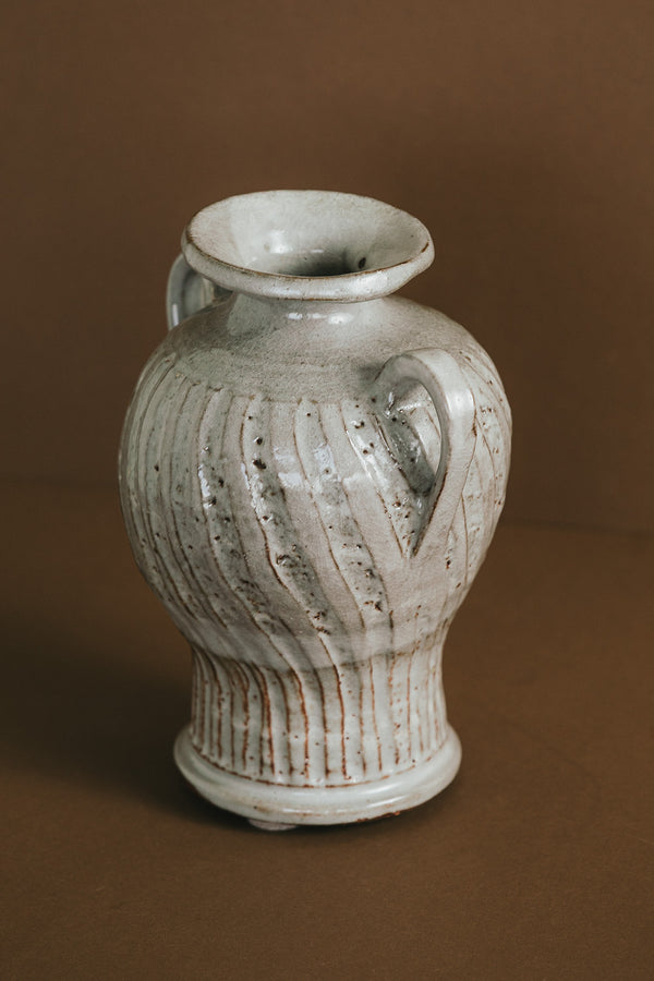 Glossy Gray Amphora