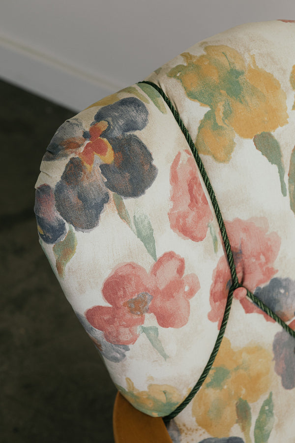 Vintage Floral Armchair