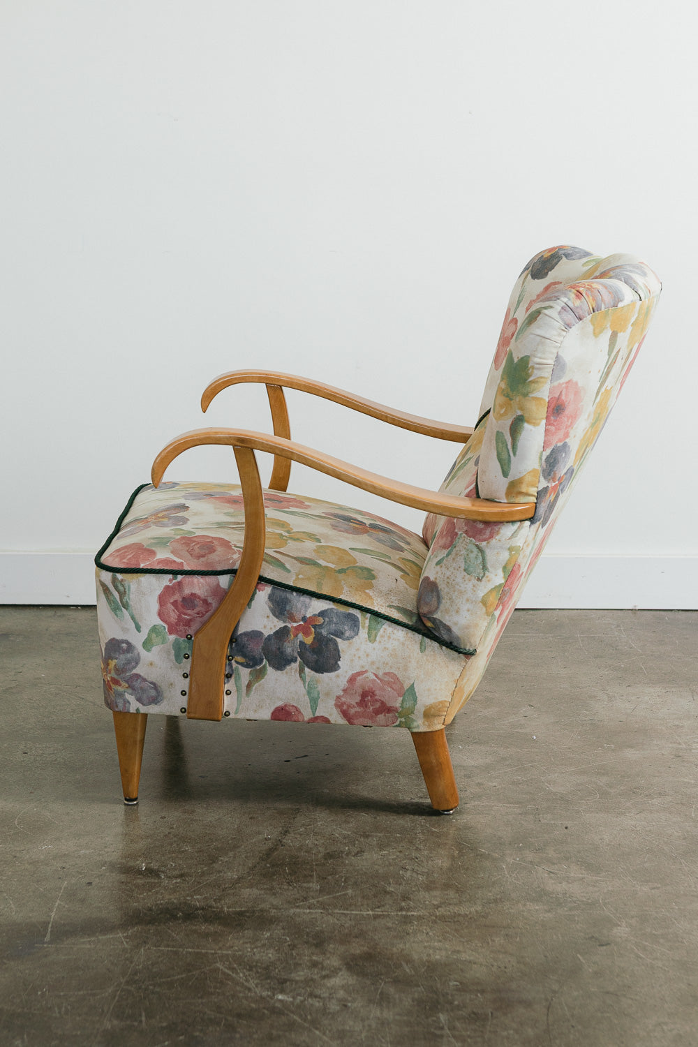 Vintage Floral Armchair