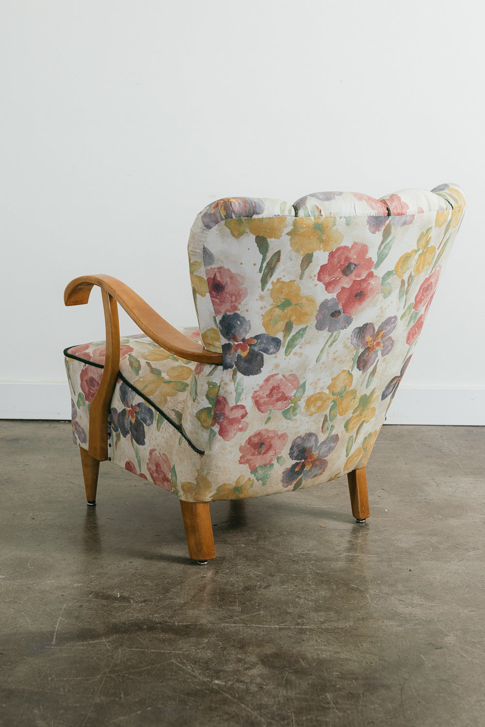 Vintage Floral Armchair