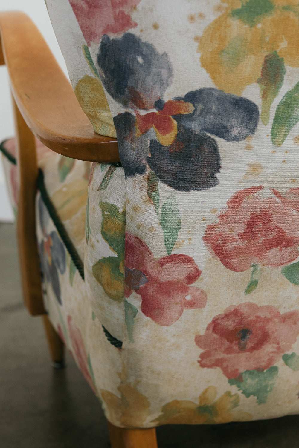 Vintage Floral Armchair