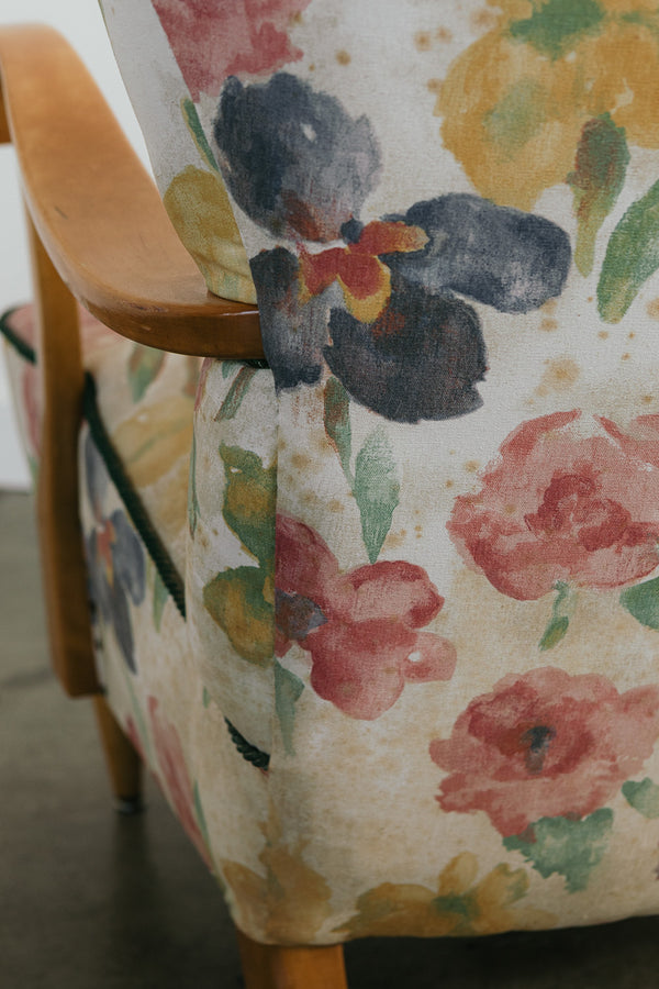 Vintage Floral Armchair