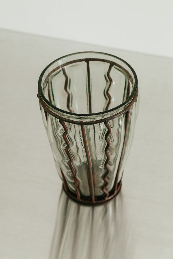 Brass & Glass Vase