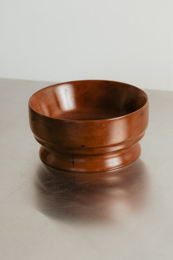 Wooden Pedestal Bowl
